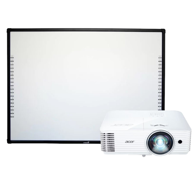 Інтерактивна дошка Intboard UT-TBI82X та короткофокусний проєктор Acer (S1386WH)